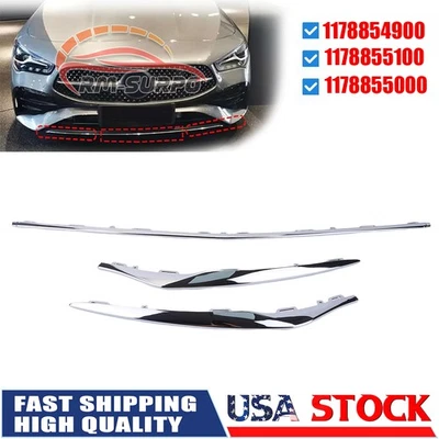 1178854900 Front Bumper Cover Lower Grille Molding Trim for Benz W117 CLA 16-19 Foto 1 de 4