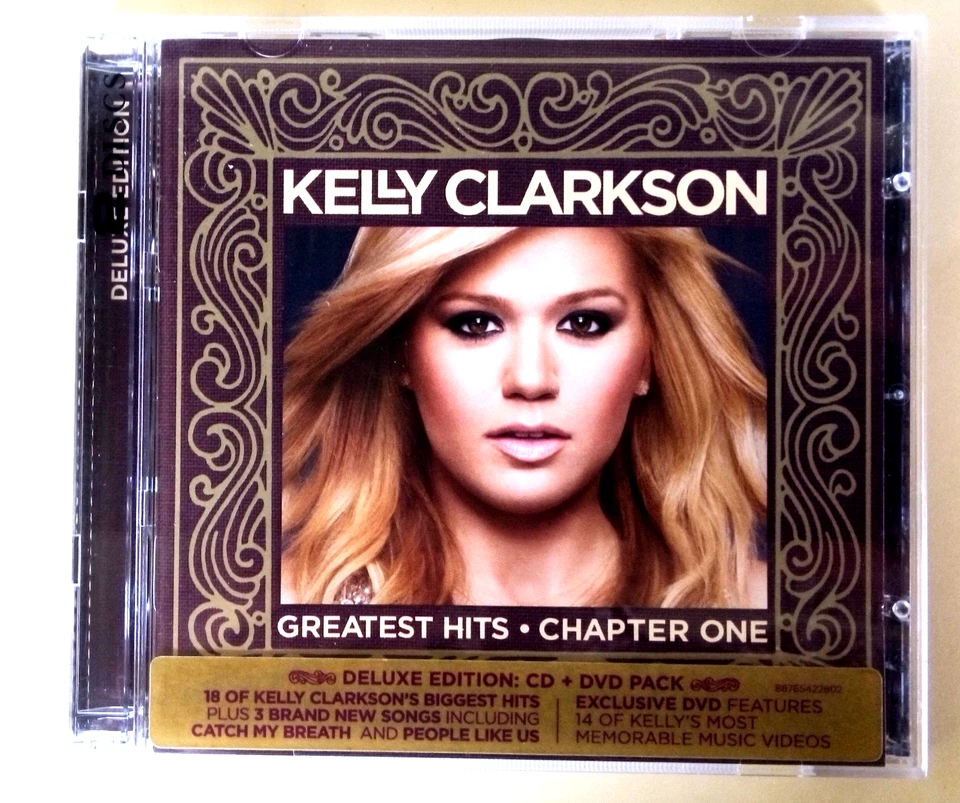 KELLY CLARKSON Greatest Hits original album 2 Disc CD & DVD W/Hype Sticker  - image 1 of 4