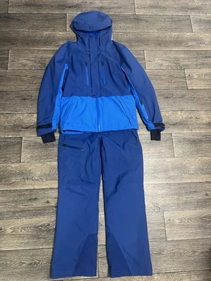 Oakley HOMBRE Traje de Esquí Traje de Nieve CHAQUETA AZUL S PANTALONES S GORPCORE Foto 1 de 4