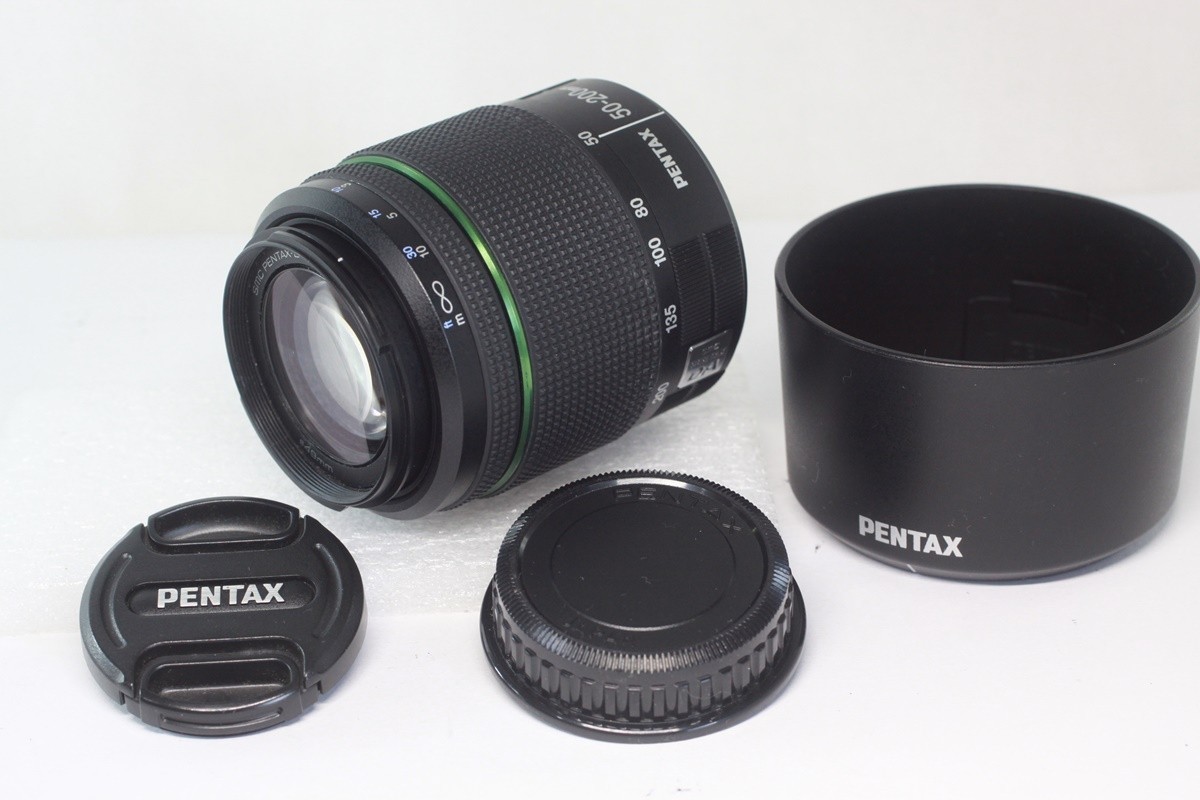 RICOH PENTAX-DA 50-200mm F4-5.6 ED WR 箱付 smc PENTAX DA 50-200 mm F4-5.6 ED WR - Ricoh