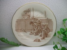 Franklin Porcelain The Official Mark Twain Plate Collection Jumping Frog Race