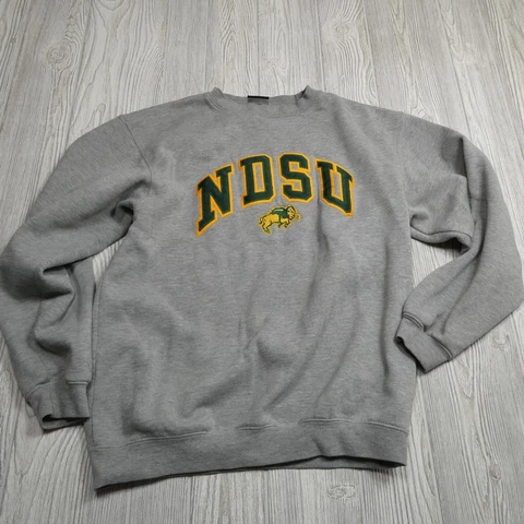 NDSU North Dakota State University Bison Sweatshirt Adult Small Gray Pullover Cover