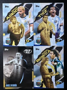 Set squadra Topps Argentina 2024-25 calcio prima base gol - Sergio Aguero 4 lotti - Foto 1 di 2