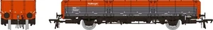 Rapido Trains 915010 OAA Open Wagon Railfreight Red/Grey 3 Red Planks 100004 NEW - Foto 1 di 1