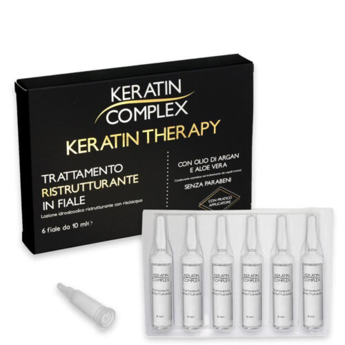 KERATIN COMPLEX TRATTAMENTO RISTRUTTURANTE CAPELLI OLIO ARGAN E ALOE VERA 0079