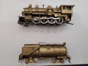 PFM UNITED HO Brass Steam Locomotive + Tender Union Pacific 2-8-0 TESTED VINTAGE - Picture 1 of 6