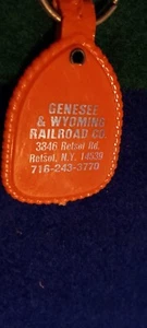 Vintage 1970's Genesee & Wyoming Railroad Co. Keychain~Restof, NY - Picture 1 of 3