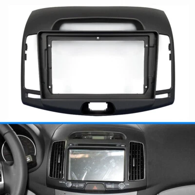 Kit de tablero de moldura de marco de panel de fascia para radio estéreo de automóvil Hyundai Elantra 2006-2010 Foto 1 de 4