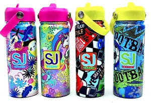 SEVEN SJ GANG FLASCHE Edelstahl bottle WASSERDICHT 500 ml mit Auslauf - Bild 1 von 8