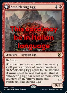 MTG SMOLDERING EGG FOIL EXC - UOVO ROVENTE - MID - MAGIC - Picture 1 of 1