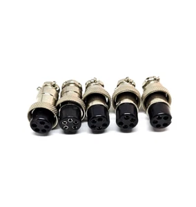 5 Pin Round Microphone Connectors - Lot of 5pcs (Previously Used) - Picture 1 of 3