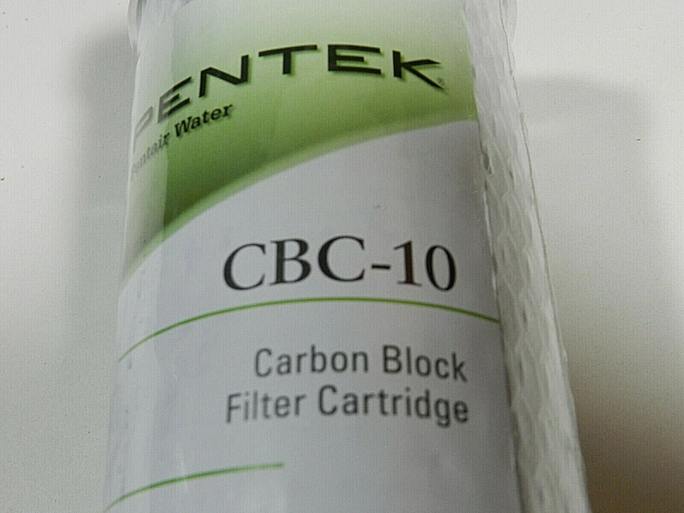 Pentek Pentair Water Cbc-10 Carbon Block Filter Cartridge 0.5 Micron Rate
