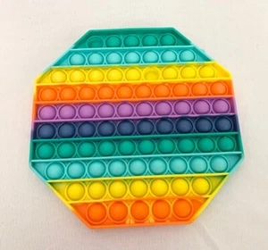 Popit Large 8” Fidget Toy Push Bubble Sensory Stress Relief Kids Family Games - Picture 1 of 2