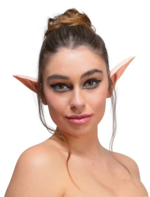 Cosplay Elf Ears Ladies Pixie Ears Adults Fancy Dress Accessory Pointed Ears - Image 1 of 2