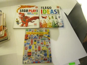 Lot of 2 LEGO Hardcover Books and Ideas Collection Set -Ideas PLAY + LEGO TOYS - Picture 1 of 1
