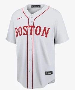 Nike Boston Red Sox White Alternate Replica Blank Jersey Men’s M New No Tag - Picture 1 of 3