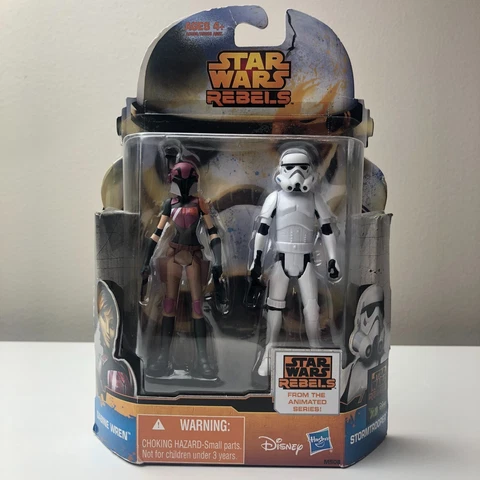 STAR WARS REBELS SABINE WREN & STORMTROOPER 3.75" FIGURE 2 PACK Cover