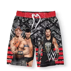 WWE Swim Trunks Shorts Boy Size 5/6 - Picture 1 of 1
