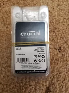 Crucial 8GB Laptop Memory DDR4 2666 MHz CL19 SODIMM Non-ECC RAM - Picture 1 of 1