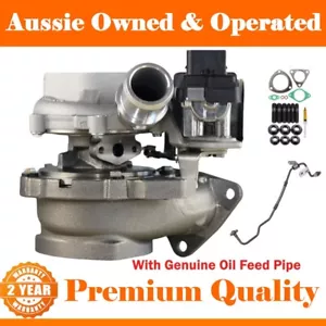Turbo Charger With Genuine Oil Feed Pipe For Mazda BT-50 2.2L 2011 Onwards - Picture 1 of 13