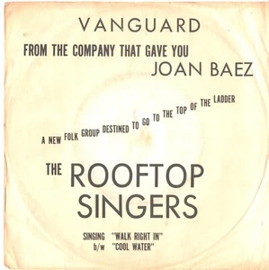 ROOFTOP SINGERS--PROMO ONLY PICTURE SLEEVE + 45--(WALK RIGHT IN)--PS--PIC--SLV - Picture 1 of 3