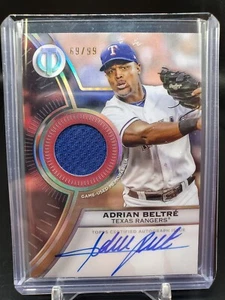 Reliquia automática Topps Tribute Adrian Beltré 2025/99 Texas Rangers TTTA-BELT - Imagen 1 de 2