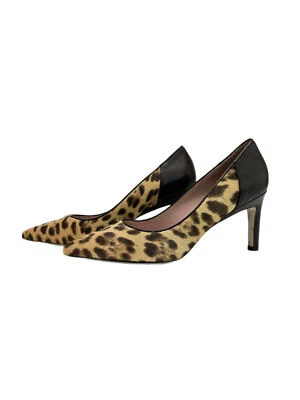 Max Mara Mujer Makula Moca Danton Estampado Leopardo Zapatillas Talla 8.5 Nuevas - Imagen 1 de 4
