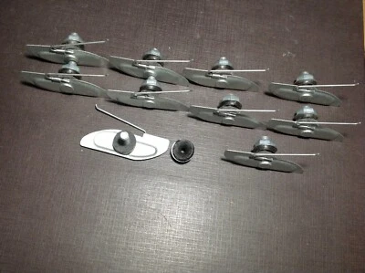 10 NORS Guardabarros Cuarto Puerta Cinturón Moldura Clips Sellador Tuercas 1-1/8" - 1-1/2" Ford Foto 1 de 4