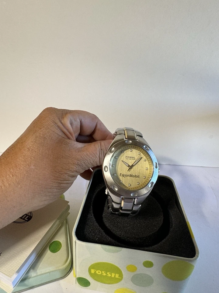 Fossil PR5112 Men’s Watch Miller Geniune Draft Logo on The Dial