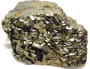 Piedra preciosa suelta áspera cristal dorado pirita natural certificada 487 quilates 42X29,9 mm - Imagen 1 de 5