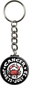 Keychain - Astrology Horoscope Water Sign Cancer Constellation Key Ring #10252 - Picture 1 of 2