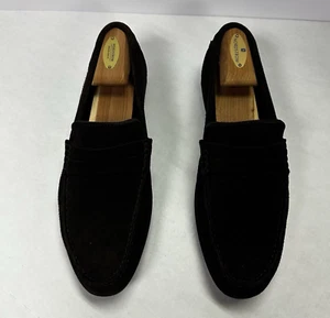 $395 Nuevos mocasines HARRYS Basel para hombre talla 8,5 EE. UU. 41,5 UE gamuza Kudu sin cordones - Imagen 1 de 8