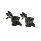 English Pewter Rabbit / Hare Cufflinks in a Cufflink Box X2TSBCA43