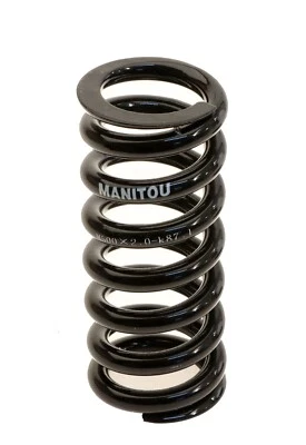 Задняя амортизирующая пружина Manitou M500 фунтов x 2,0 дюйма черная сталь M500x2,0-k87.1 MTB НОВАЯ - Изображение 1 из 3