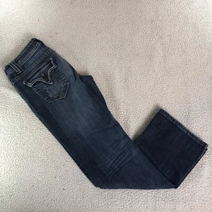Vigoss Womens/Juniors Size 5 New York Boot Whiskers Flap Pockets Stretch Jeans - Picture 1 of 16
