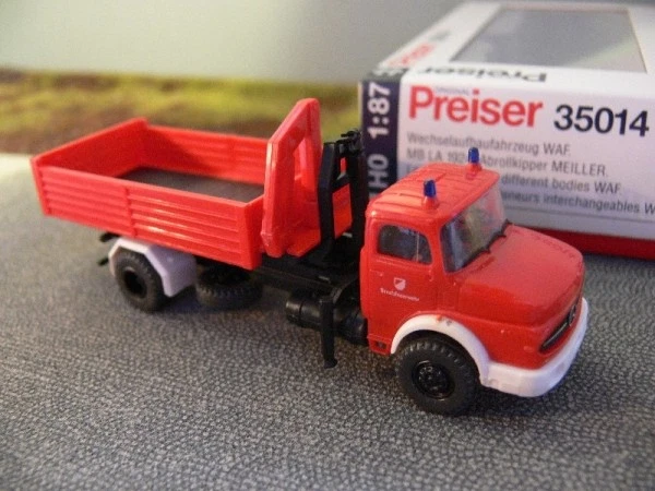 Preiser 35014 H0 WAF MB La 1924 Abrollkipper