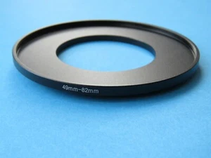 49 mm a 82 mm anillo escalonado anillo adaptador de lente para cámara 49 mm-82 mm - Imagen 1 de 2