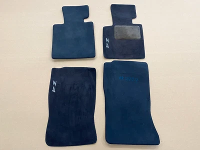 ⭐2003-2008 BMW Z4 ALFOMBRA ALFOMBRILLA PISO DELANTERO Y TRASERO JUEGO NEGRO OEM LOTE2429 Foto 1 de 4