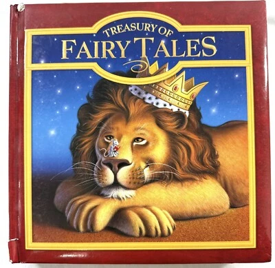 Treasury of Fairy Tales 2002 Padded Hardcover Gold Binding - Imagem 1 de 4
