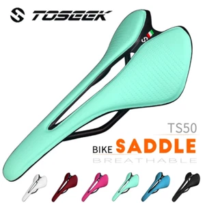 TOSEEK MTB Sattel Rennrad ultraleichter Rennsitz atmungsaktiver bequemer Sitz - Bild 1 von 15