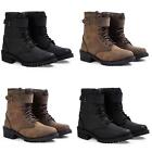 Spada Piston Women's Leather Waterproof Motorcycle Boots Motorbike Shoes Black