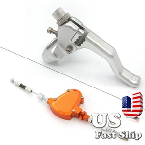 For XR250/XR400/XR600 CNC Performance Stunt &Pull Cable Clutch Lever Easy System - Picture 1 of 18