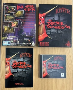 Bullfrog Dungeon Keeper The Deeper Dungeons CD-ROM -👽👾Retro Gift Idea👾👽 - Afbeelding 1 van 24
