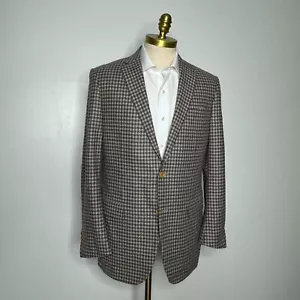 Trussini Custom E.Thomas Sport Mantel Herren Kaschmir & Wolle Kariert (52 it) 42R - Bild 1 von 13