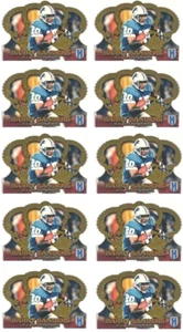 Lot Of 10 1996 Pacific Crown Royale Gold Barry Sanders Die-Cut SP CR-50 - Picture 1 of 4