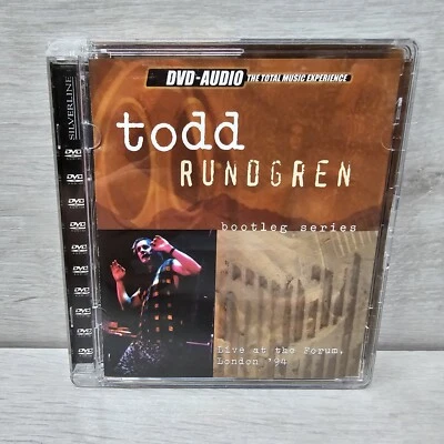 TODD RUNDGREN- RARE DVD AUDIO - LIVE AT THE FORUM LONDON '94 - BOOTLEG SERIES VG Foto 1 de 4