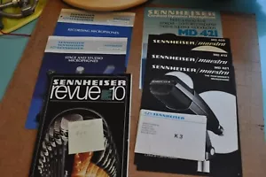 Sennheiser Revue 10 plus Konvolut Vintage Katalog Heft Broschüre. 1975, 1979, 91 - Bild 1 von 7