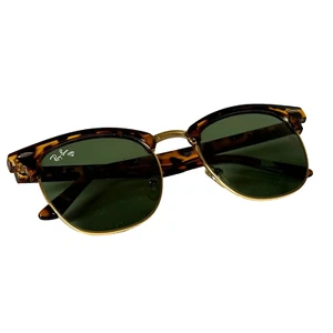 Ray Ban Clubmaster Classic Havana Unisex Adult Sunglasses - Picture 1 of 17