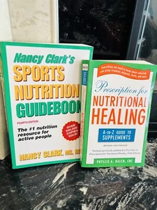 / “2” Books -Sports Nutrition Guidebook& Nutritional Healing - Picture 1 of 4