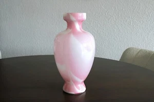 Vintage Italienische Opalglas Vase, Carlo Moretti, pastell rosa - Bild 1 von 4